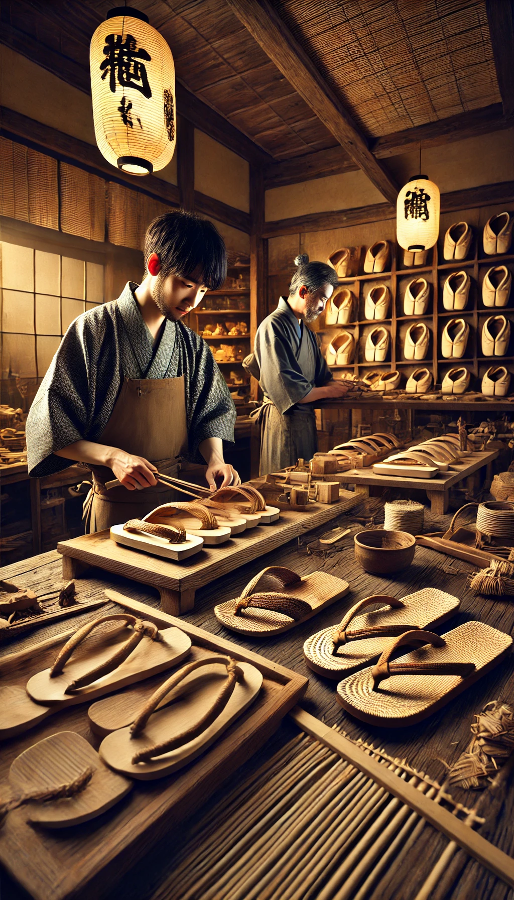 Guilda de sapateiros em reunião